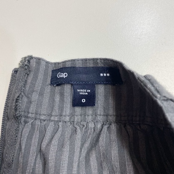 Gray Striped Skirt - Picture 2 of 5